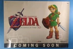 The Legend Of Zelda Ocarina Time Store Display Poster Nintendo Promo Sign. Fixed Price $84.15.