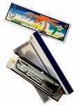 Bee Jhc Key Harmonica 10 Hole 20 Tone Diatonic Blues Harp Silver New. Fixed Price $11.00.