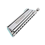 Jdr Trochilus 10 Holes Chromatic Harmonica Key Of Valveless Harp M.... Fixed Price $118.82.