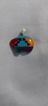 Native American Inlaid Look Zuni Bear Pendant Turquoise Sugalite Malachite Jade. Fixed Price $7.00.