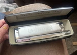 Suzuki Leghorn SC-48 Chromatic Harmonica Silver Black Metal Chrome With Case. Fixed Price $63.00.