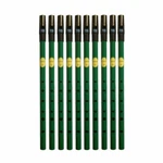 Feadog Green Whistles, Black Top - Box Of 10. Fixed Price $76.29.