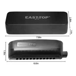 Easttop ET12 Chromatic Harmonica Key For Adults And Professionals Us Ship. Fixed Price $75.99.