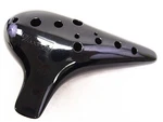 Woodnote 2ND Generation -great 12 Holes Black Ocarina Flute+fingering Chart +bag. Fixed Price $19.99.