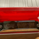 Harmonica Blues Harp Huang Silvertone Deluxe Key Of Diatonic. Fixed Price $11.95.