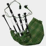 Great Highland Bagpipes Rosewood Scottish Music Instrument & Case. Fixed Price $132.24.