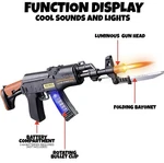 AK-47 Electric Toy Gun, Top Gift For Kids With Dazzling Lights And Sounds. Fixed Price $20.00.