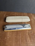 Yamaha YH-15SN Harmonica Yellow Metal Body W/ Plastic Case Used. Fixed Price $24.99.