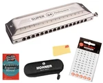 Hohner Super 64 Chromatic Harmonica W/ Key Stickers. Fixed Price $460.99.