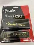 Fender Blues Deville 10-HOLE Diatonic Harmonica With Case, Key Of G. Fixed Price $38.95.