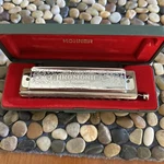 Hohner Super Chromonica 270/48 Key Of 3 Octave Harmonica W/ Case. Fixed Price $180.00.