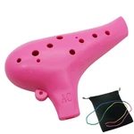 Aestivate 12-HOLE Ocarina Alto Pink, Plastic, Easy Learn, Comes With Ne.... Fixed Price $18.42.