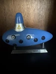 Thinkgeek Electronic Ocarina Blue Legend Of Zelda 2 Modes 6 Songs Book. Fixed Price $215.00.