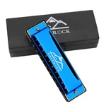 Eastrock Blues Harmonica Mouth Organ 10 Hole Key With Case, Diatonic. Fixed Price $18.91.