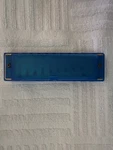 Hohner M5252 Happy Blue 10-HOLE Harmonica Used Minor Wear. Fixed Price $60.00.