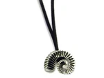 King Baby Studio Sterling Silver Ram Horn Pendant On 24" Leather Necklace Nwt. Fixed Price $215.00.
