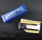Jambone Harmonica By Axl -- Key Of G Ten Hole W/ Case. Fixed Price $12.99.
