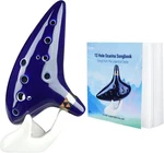 Ohuhu Ocarina With Book (songs From The Legend Of Zelda), 12 Blue. Fixed Price $35.64.
