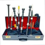 Great Scottish Highland Rosewood Bagpipes Silver Mounts Black Velvet Cover W/bag. Fixed Price $188.69.