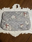 Vera Bradley Beary Merry Travel Brush Cosmetic Case Polar Bears Rabbits. Fixed Price $12.59.
