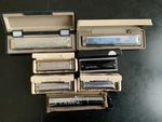 Harmonica Set 9 Suzuki And Hohner (new). Fixed Price $275.00.