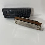 Vintage Hohner Chromonica 260 Harmonica Key Of 10 Hole 40 Reed W/ Case Germany. Fixed Price $59.00.