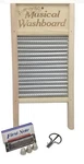 Trophy 1ST Note FN85 Country Jamboree Set Musical Washboard, Harmonica, Jaw Harp. Fixed Price $78.98.