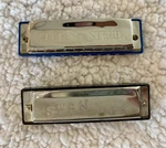 Harmonica Bushman Blue Steel, Bonus Vintage Swan. Fixed Price $9.89.
