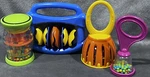Hohner 4 Piece Baby Kids MS9000 Band Maraca Rattle Rainbow Shaker Cage Bell. Fixed Price $24.99.