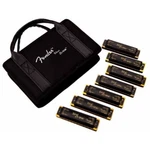 Fender Blues Deville 10-HOLE Harmonica 7-PACK W/case, Keys C, G, A, D, F, Bb. Fixed Price $249.99.