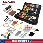 72PCS Guitar Repairing Maintenance Tool Kit With Carry Bag Care Full Set. Fixed Price $23.73.