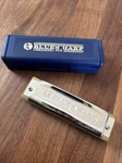 Hohner Blues Harpms Key Of Harmonica Germany W/ Case. Fixed Price $25.00.