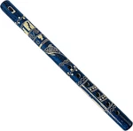 Mia Jewel Shop - Handmade Colored Bamboo Wooden Flute Tribal Nature Pattern. Fixed Price $30.67.