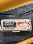M. Hohner Marine Band Harmonica Germany 1896 With Original Case. Fixed Price $22.00.