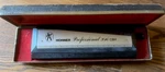 Hohner Professional 2016 Cbh Chromatic Harmonica With Original Case Ships For $2. Fixed Price $125.00.