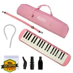 Ycxyq Pink 37 Melodica Air Piano Keyboard Soprano Beginner Gift. Fixed Price $53.99.