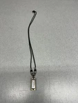Real Playable Hohner Mini Harmonica Necklace Model M38N Gray & Black Beads. Fixed Price $9.99.