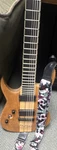 Agile 7 String Electric Guitar Natural Right-handed W/ Gig Bag & Strap. Fixed Price $375.00.