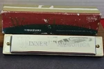 Vintage Suzuki Winner Harmonica 16 Holes W/ Box Japan Chrome Tremolo. Fixed Price $16.00.