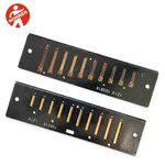Hohner Meisterklasse Key Of Brass Nickel Plated Harmonica Reed Plates RP580C. Fixed Price $79.99.