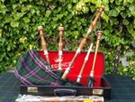 Great Highland Silver Mounts/scottish With Hard Case Tutor Book. Fixed Price $239.99.