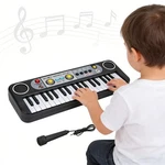 37 Mini Electronic Piano Keyboard +mic For Kids Music Educational Toy. Fixed Price $17.99.