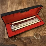 Hohner 280 The 64 Chromonica Professional Harmonica Chromatic Octaves W/case. Fixed Price $119.00.