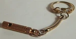 Brass Whistle British Bobby Type Key Chain. Fixed Price $9.95.