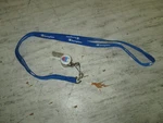 Champion Whistle & 18" Lanyard, Guc. Fixed Price $7.49.