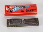 M. Hohner's Old Standby Key F Harmonica No. 34B 440 Made Germany Vintage. Fixed Price $19.00.