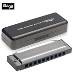 Stagg BJH-B20 10 Hole Diatonic Howlin' Harp Blues Harmonica, Key Of New. Fixed Price $14.99.