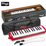 Stagg MELOSTA32-RD Keys Keyboard Melodica Red W/ Case, Tube, Mouthpiece. Fixed Price $49.99.