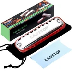 East Top Junior Harmonica Key Rounded Edge Gift For Beginners Red. Fixed Price $20.13.