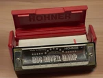 Hohner Big River Harp Ms-series Harmonica Key Of W/ Case Made In Germany. Fixed Price $20.00.